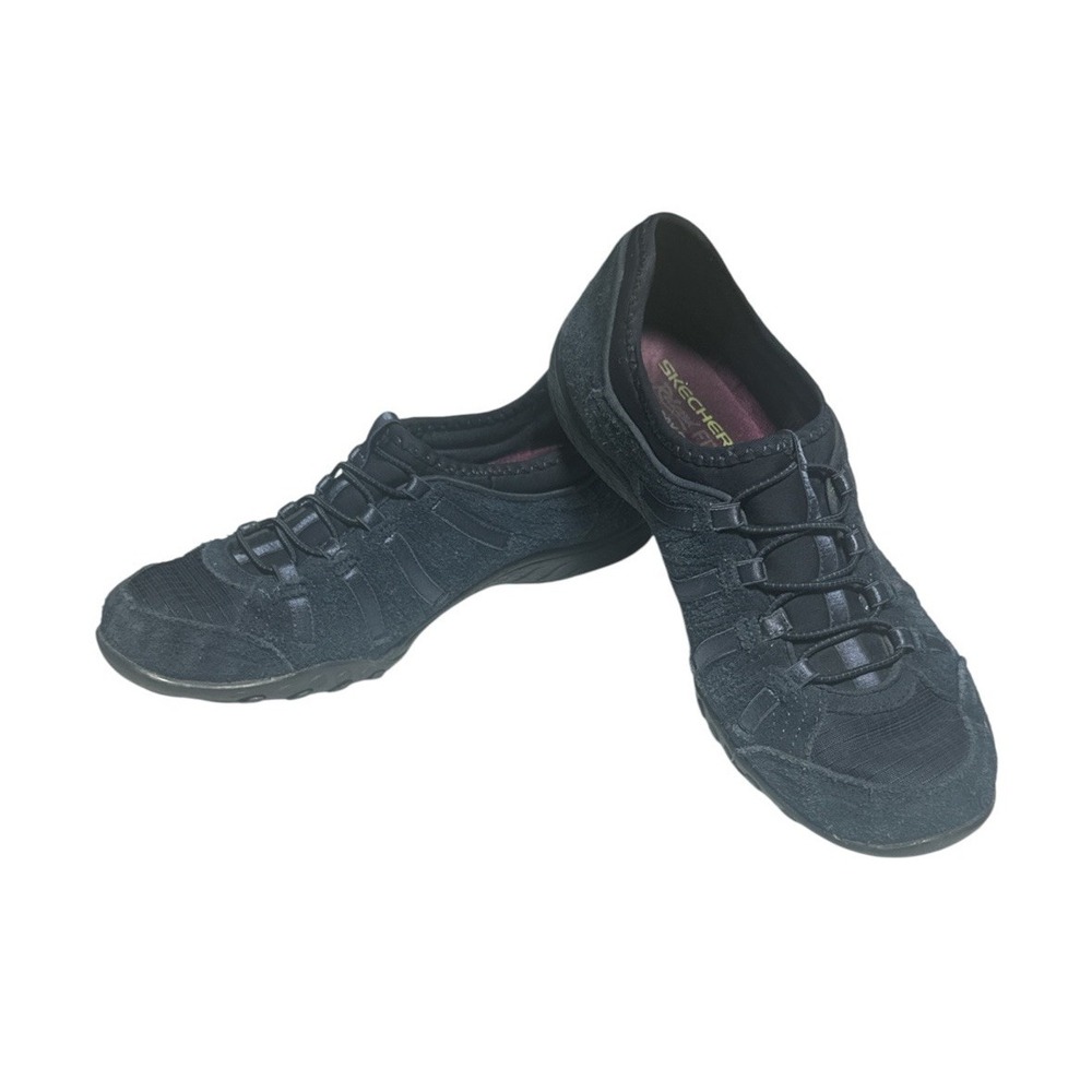 Skechers Relaxed Fit Air Cooled Women's Size 6.5 Slip On Memory Foam Navy